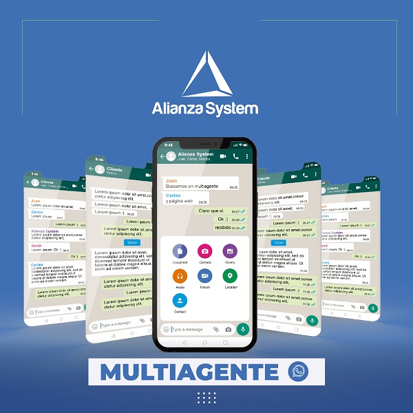 whatsapp multiagente
